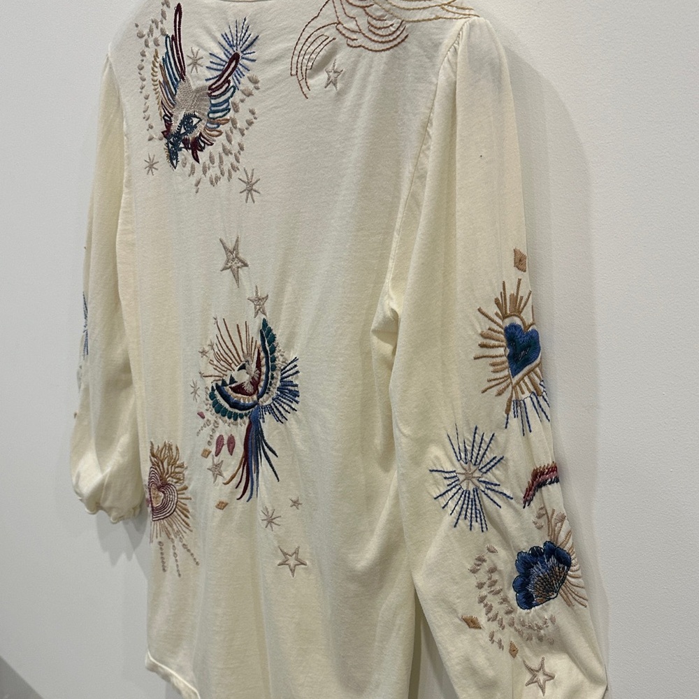 Victoria Puff Sleeve Tee by Johnny Was - Picture 9 of 10
